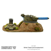 British Tesla turret emplacement